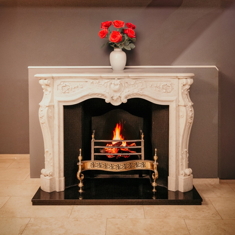 French Louis XV - Cararara Marble - Rococo