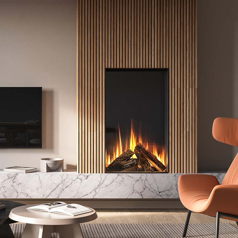 British Fires Knightwood Built in Front New Forest 650 SQ_