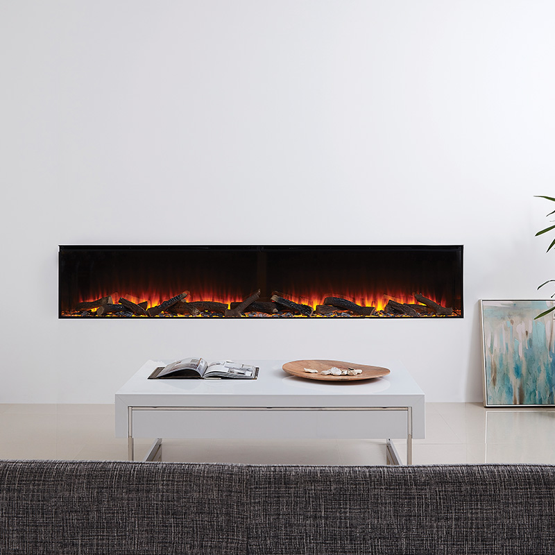 British Fires New Forest 2400 Built in Front New Forest 650 SQ_