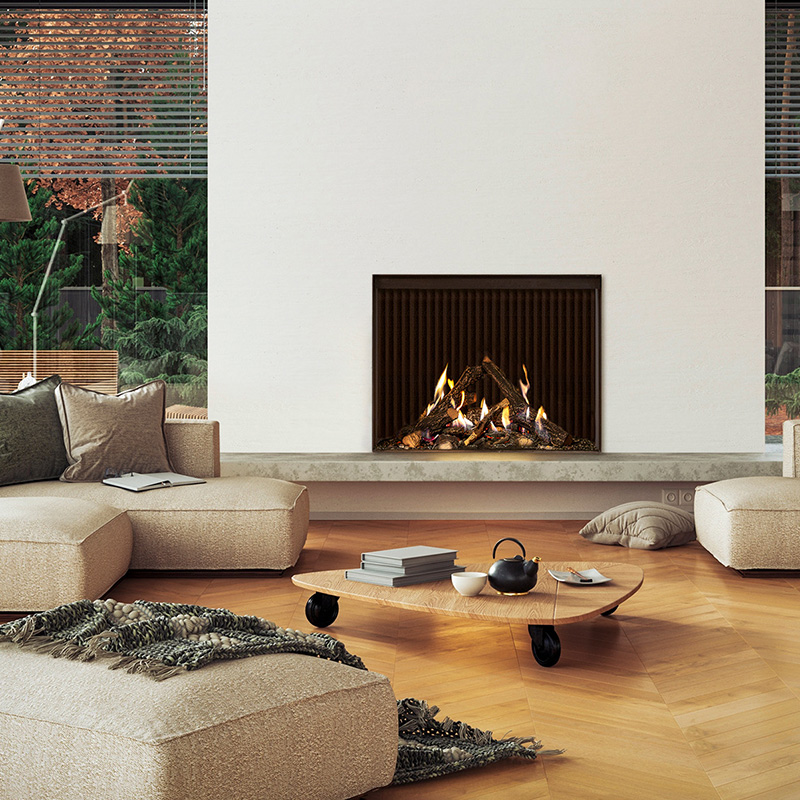 Kalfire Gas Fires Gi Series Kalfire GI75_59F_ New Forest 650 SQ_