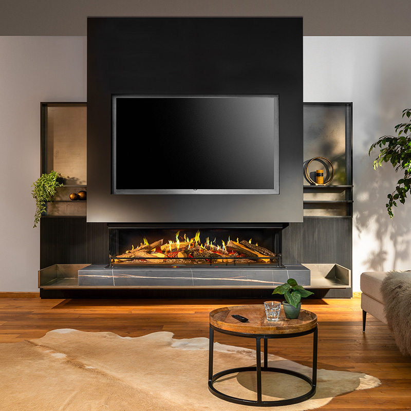 Kalfire Holographic Fires Kalfire E-one Series Kalfire E-one 160S Element 4 Gas Fires Element 4 Modore 100
