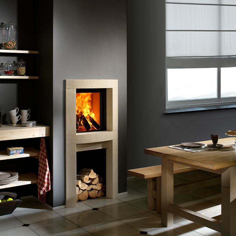 Kalfire Wood Fires W Series Kalfire W45_48F New Forest 650 SQ_