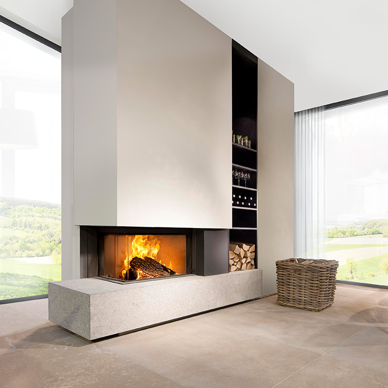Kalfire Wood Fires W Series Kalfire W65_38C Element 4 Gas Fires Element 4 Modore 100