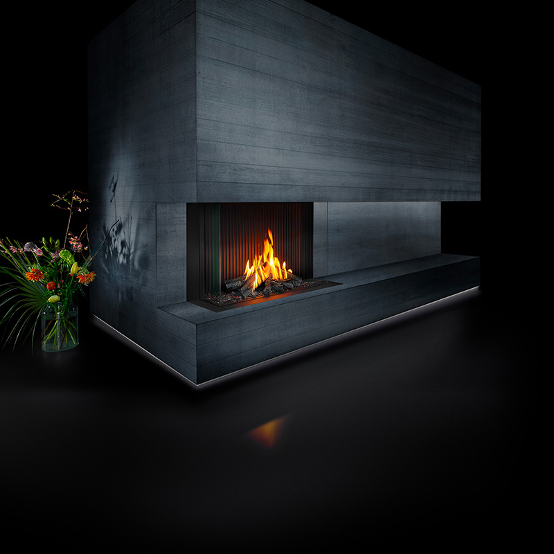 Barbas Gas Fires Gas Fire Panorama 120-50 New Forest 650 SQ_