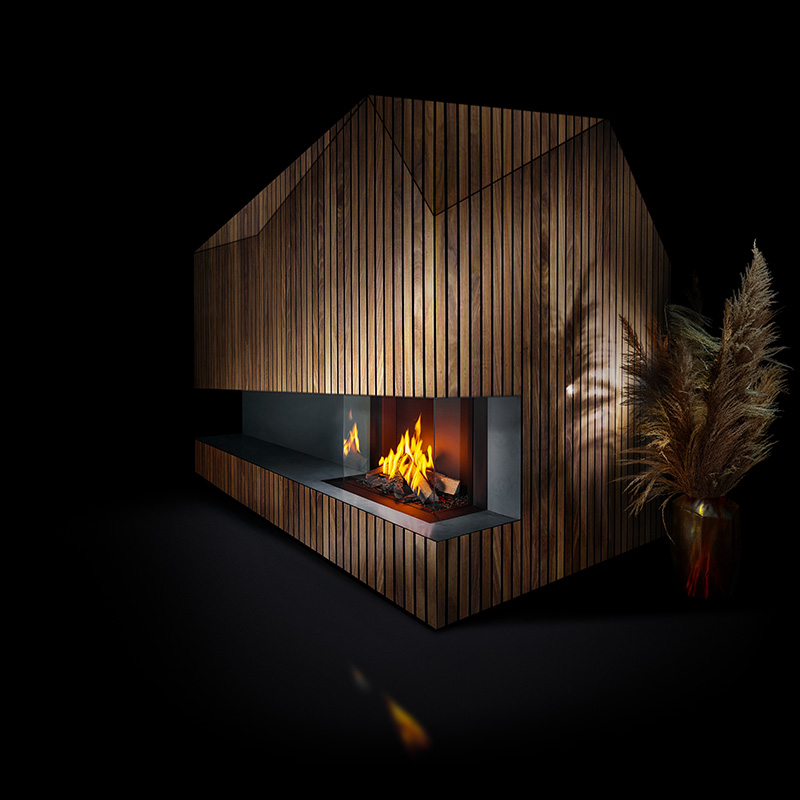 Barbas Gas Fires Gas Fire Panorama 80-50 Barbas Gas Fires Gas Fire Panorama 80-50
