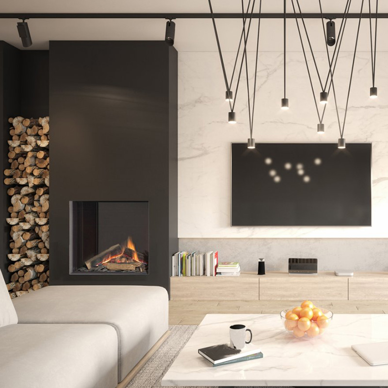 Element 4 Gas Fires Element 4 Sky Square Element 4 Bioethanol Fires Element 4 Sky Square Bioethanol Built in Front