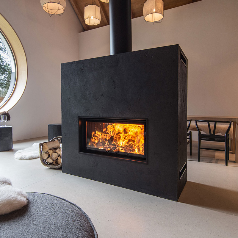 Hoxter Wood Fires Haka Series HAKA 89_45T Tunnel Element 4 Gas Fires Element 4 Modore 100