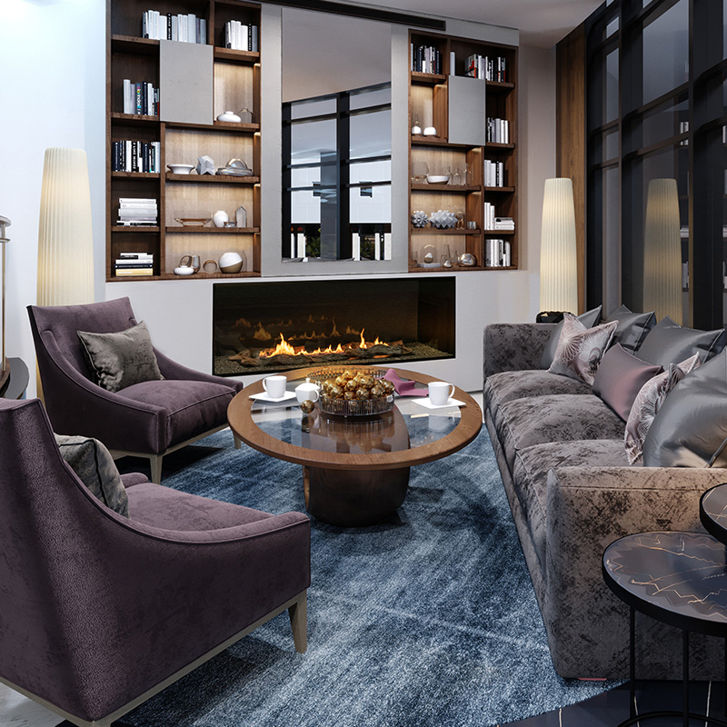 Planika Bioethanol Fireplaces Panorama SS Element 4 Gas Fires Element 4 Modore 100