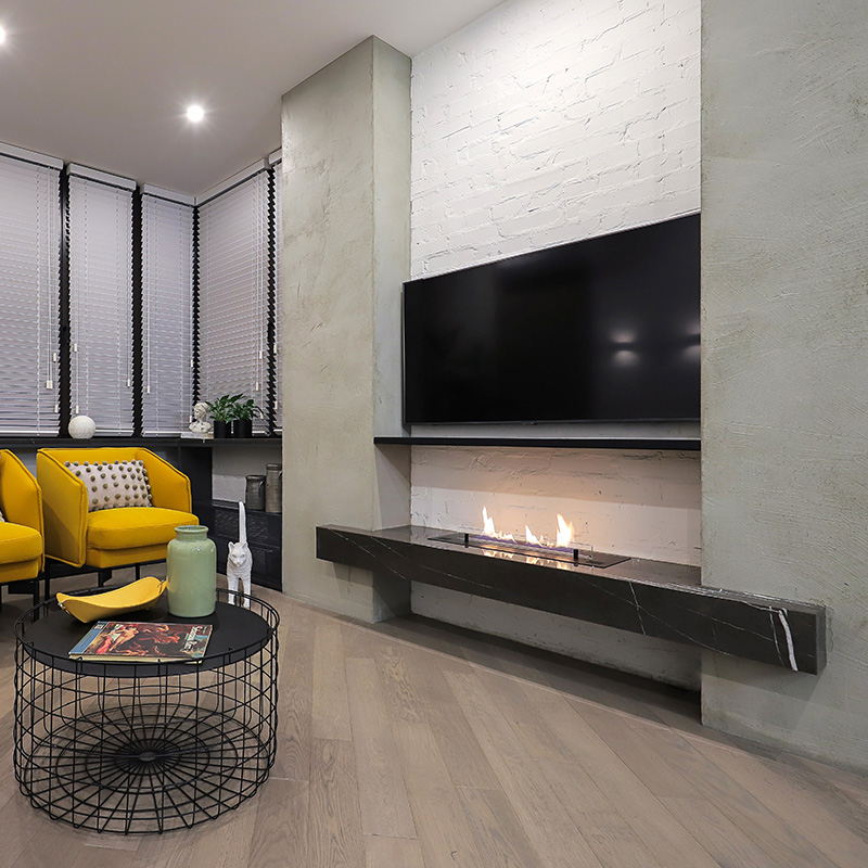 Planika Bioethanol Fireplaces Planika FLA4_4+ 1490 3S Element 4 Gas Fires Element 4 Modore 100