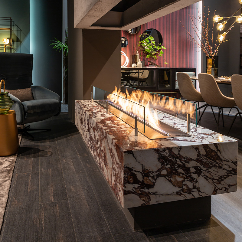 Planika Bioethanol Fireplaces Planika FLA4_4+ 1490 RD Element 4 Gas Fires Element 4 Modore 100