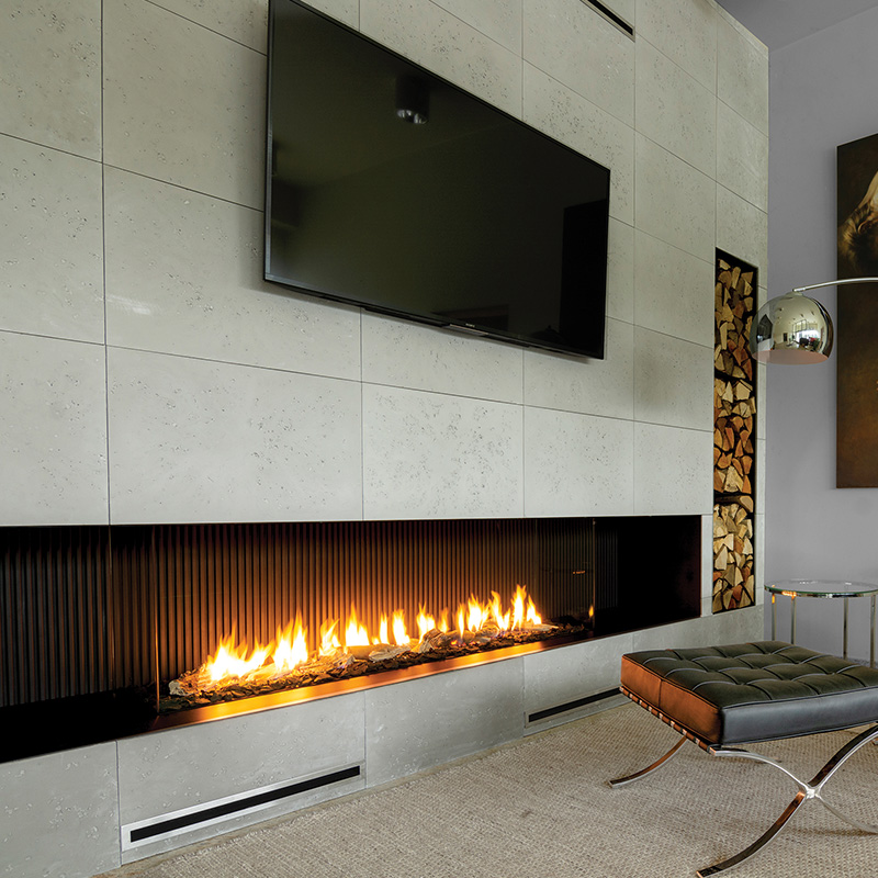 Planika Bioethanol Fireplaces Planika FLA4_4+ 1490 SS Element 4 Gas Fires Element 4 Modore 100