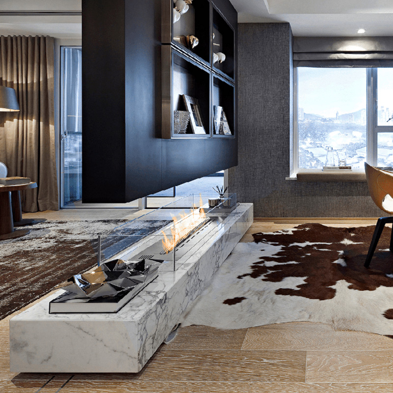 Planika Bioethanol Fireplaces Planika FLA4_4+ 1490 T Element 4 Gas Fires Element 4 Modore 100