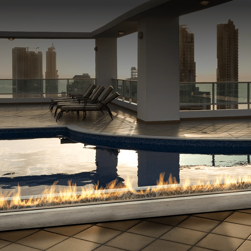 Planika Bioethanol Fireplaces Planika FLA4_4+ 2490 I Element 4 Gas Fires Element 4 Modore 100