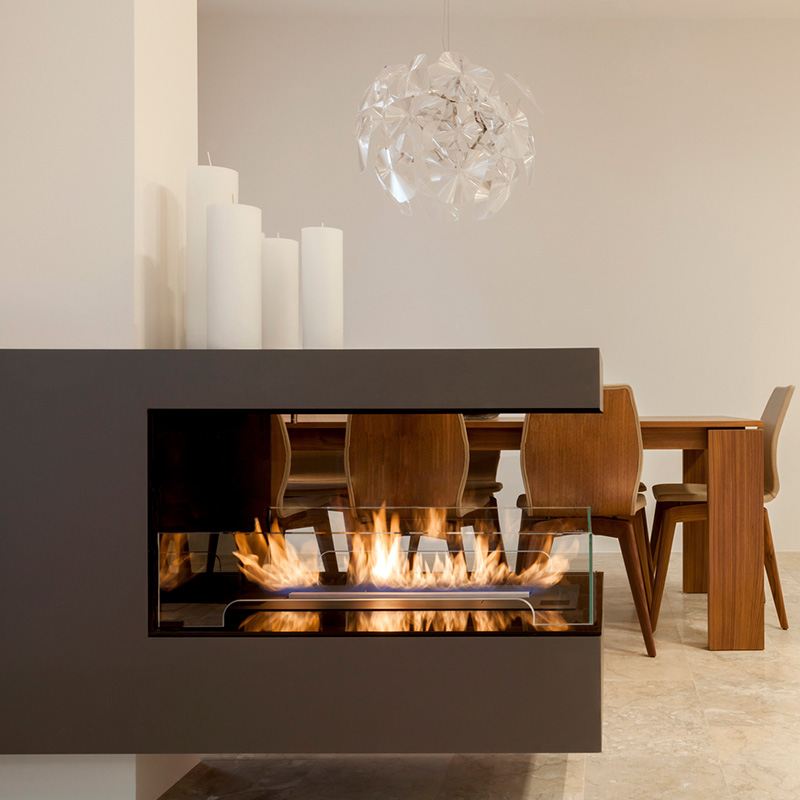 Planika Bioethanol Fireplaces Planika FLA4_4+ 590 RD New Forest 650 SQ_