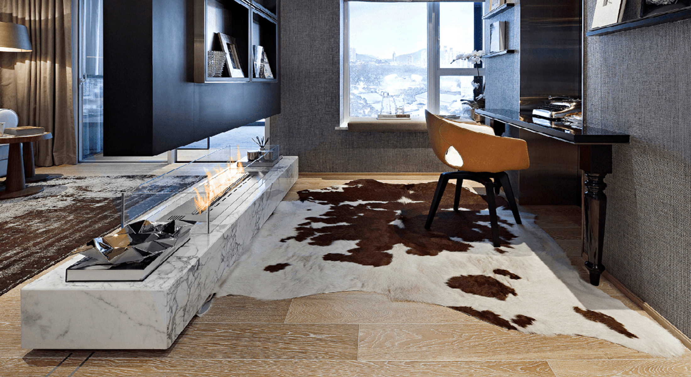 Tunnel Bioethanol Fireplaces Planika FLA4_4+ Series